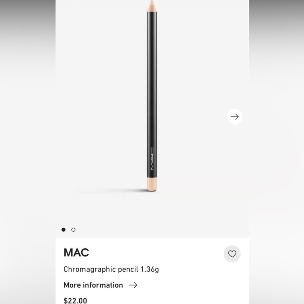 Mac chromagraphic concealer pencil NC15/NW20